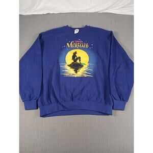 NWOT Vintage Disney The Little Mermaid Ariel Sweatshirt Original 1989...